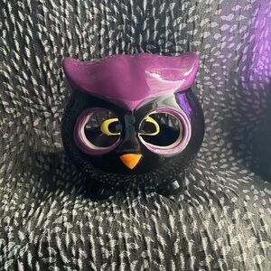Owl tea light candle holder